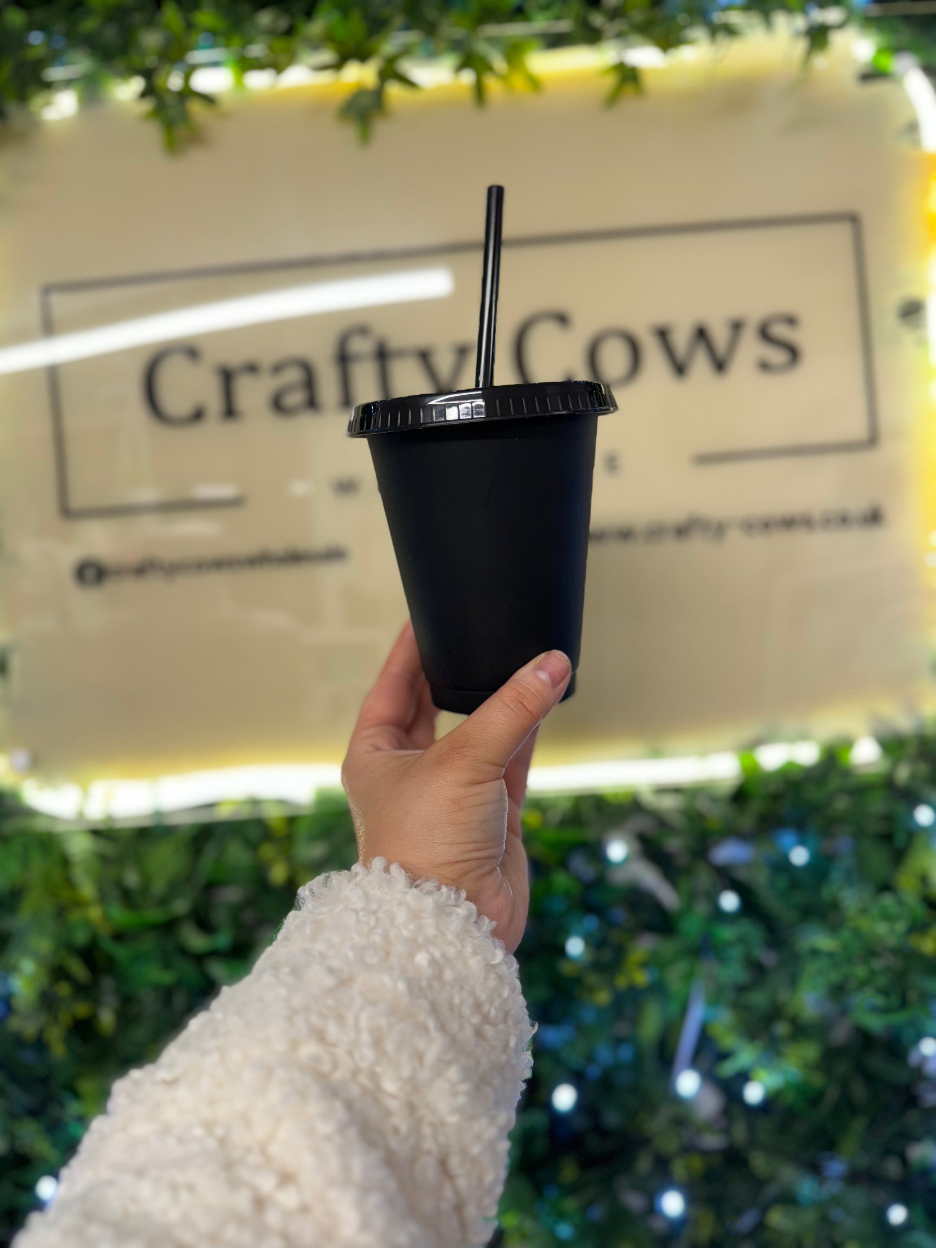 16oz Black Cold Cup