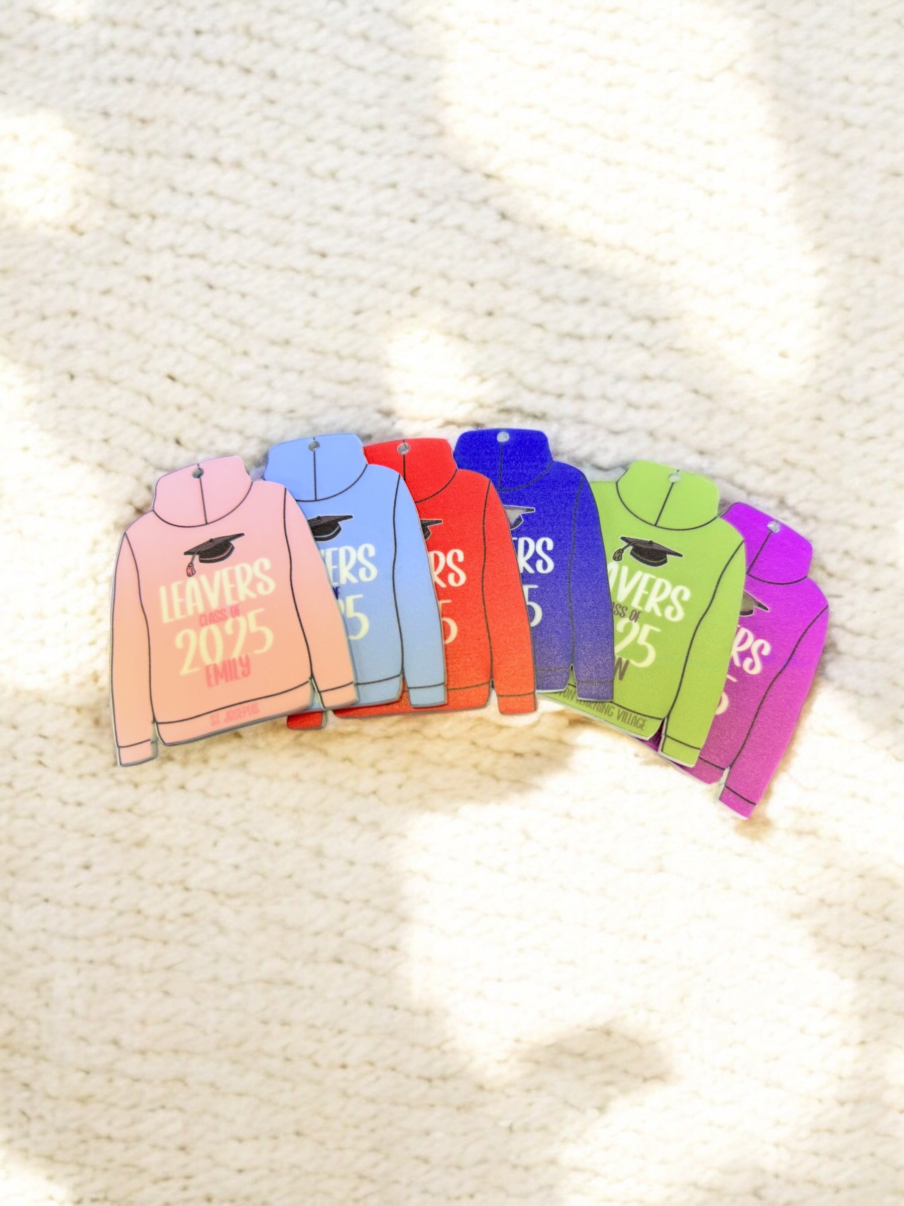 Hoodie Shape Keyring 75mm