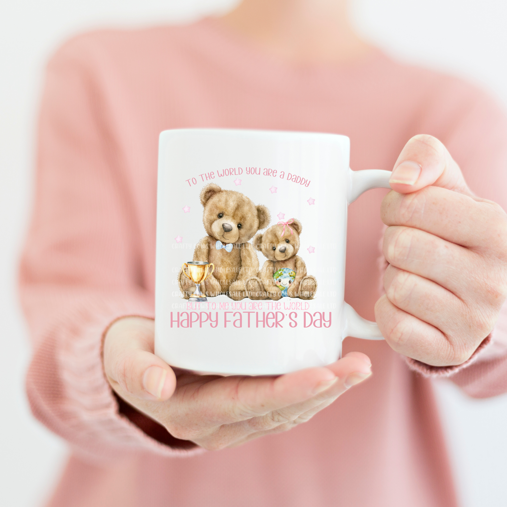 Fathers Day To The World Bears Girl UVDTF