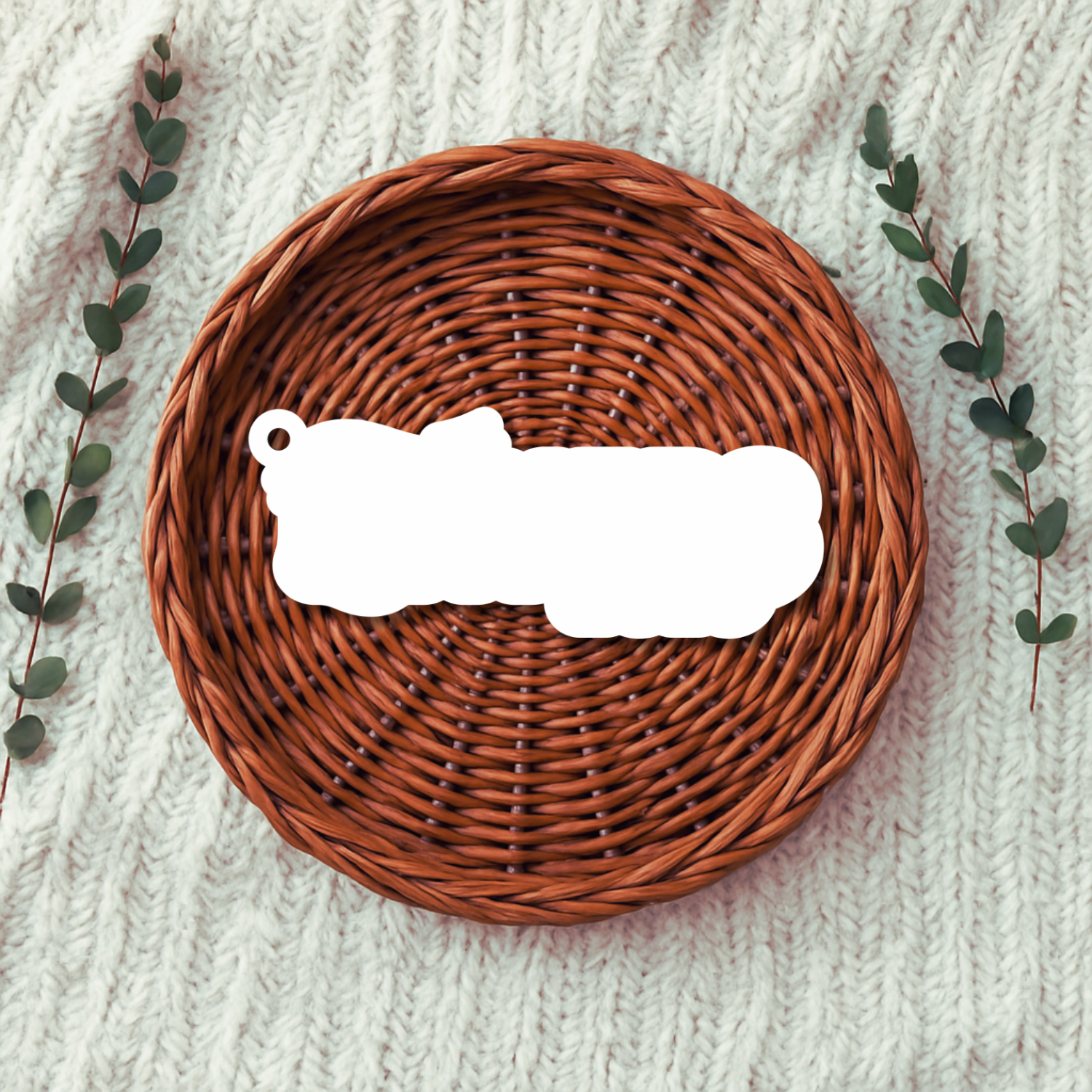 Leavers 2026 Flag Keyring Blank