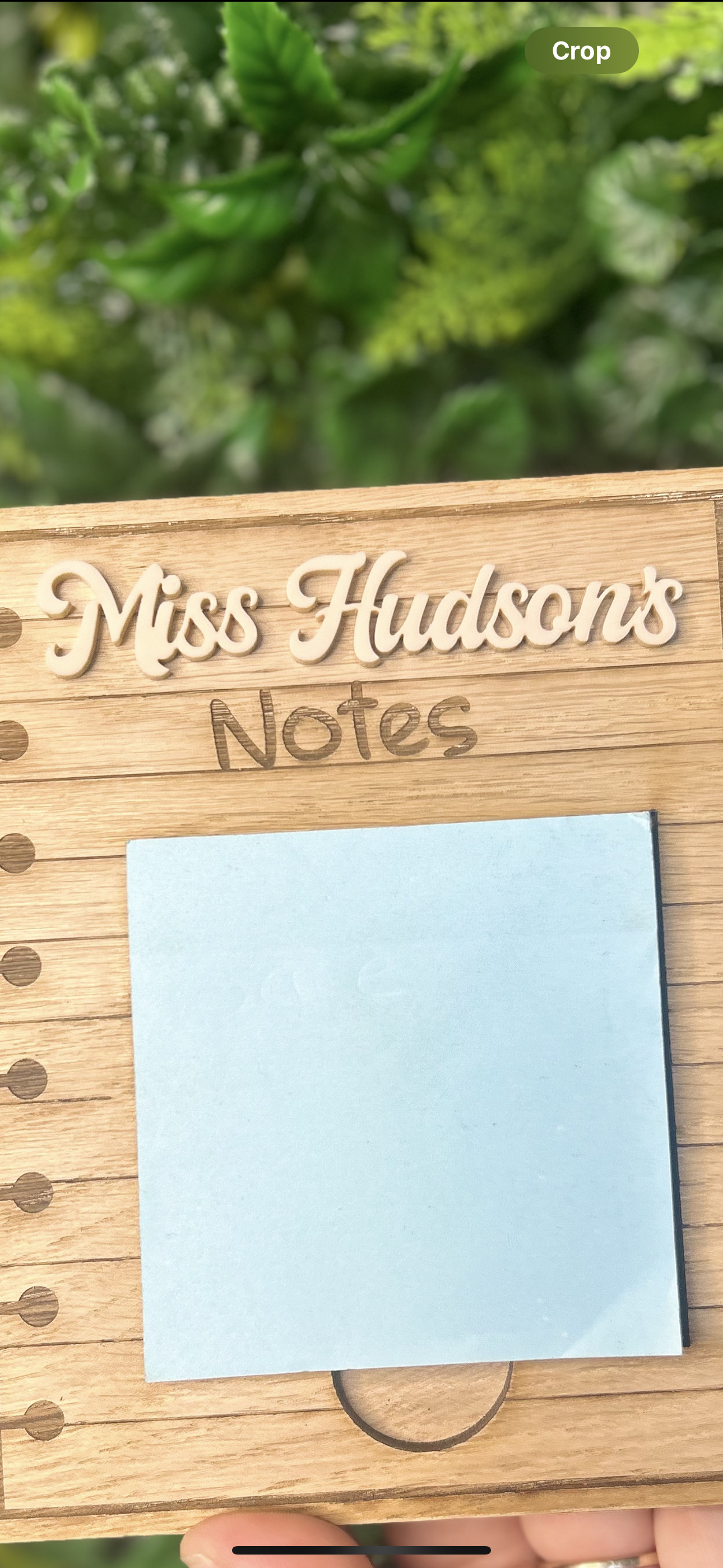 Post It Note Holder Name