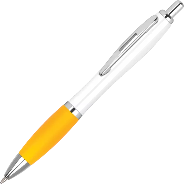 Custom PrintedContour Ballpoint Pen Black Ink - Yellow