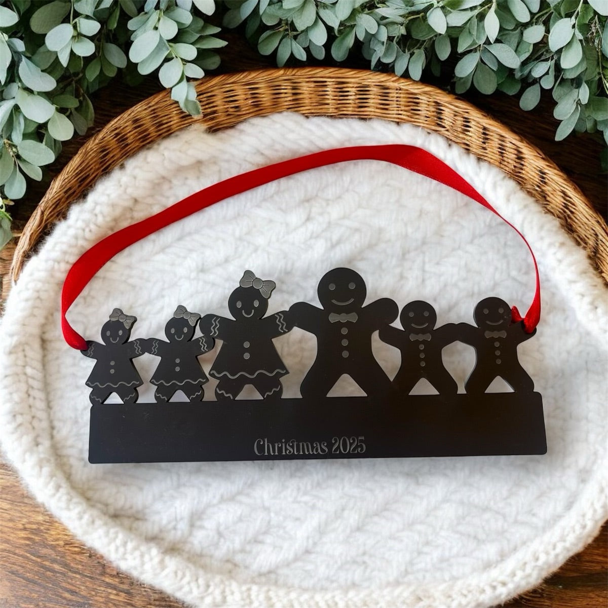 Gingerbread Family Hanging Decoration