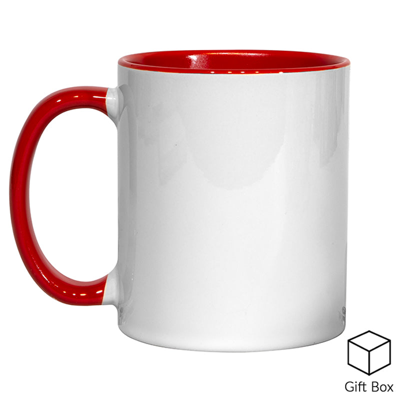 Sublimation 11oz Coloured Inner & Handle Ceramic Mug