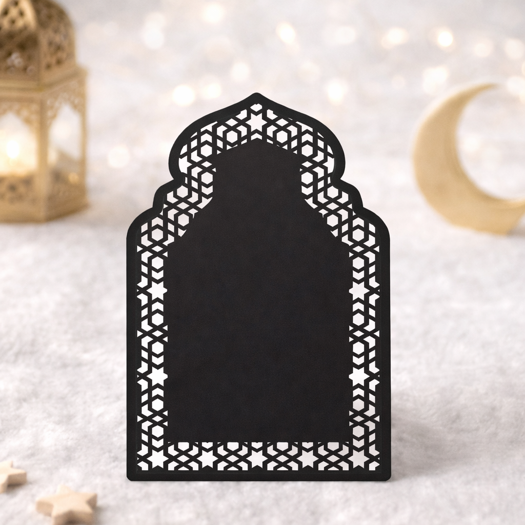 Mosque Style Arch Acrylic Plaque Blank 130mm