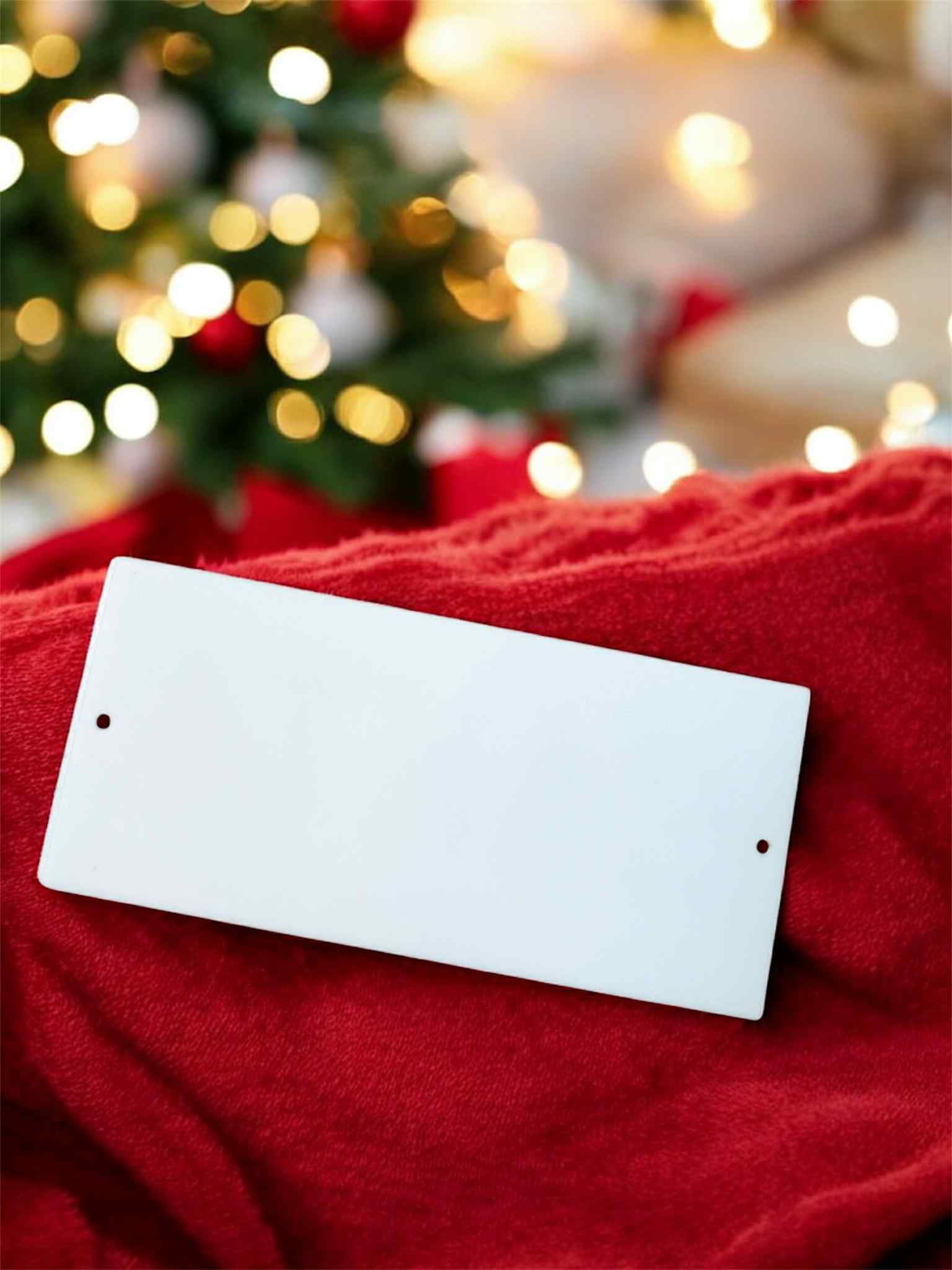 Santas Lost License Plate Acrylic Blank