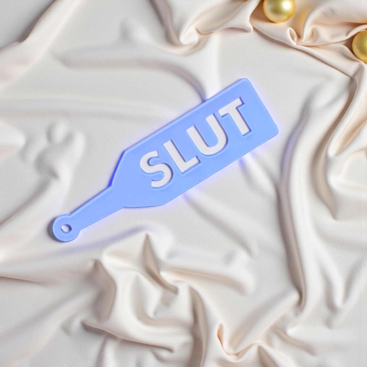 Smutty Paddle Keyring - Sl*t