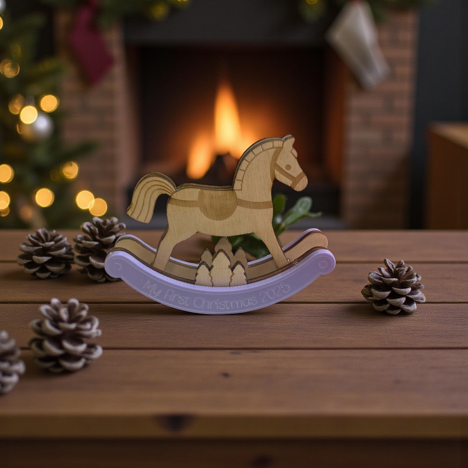 Christmas Rocking Horse 3D