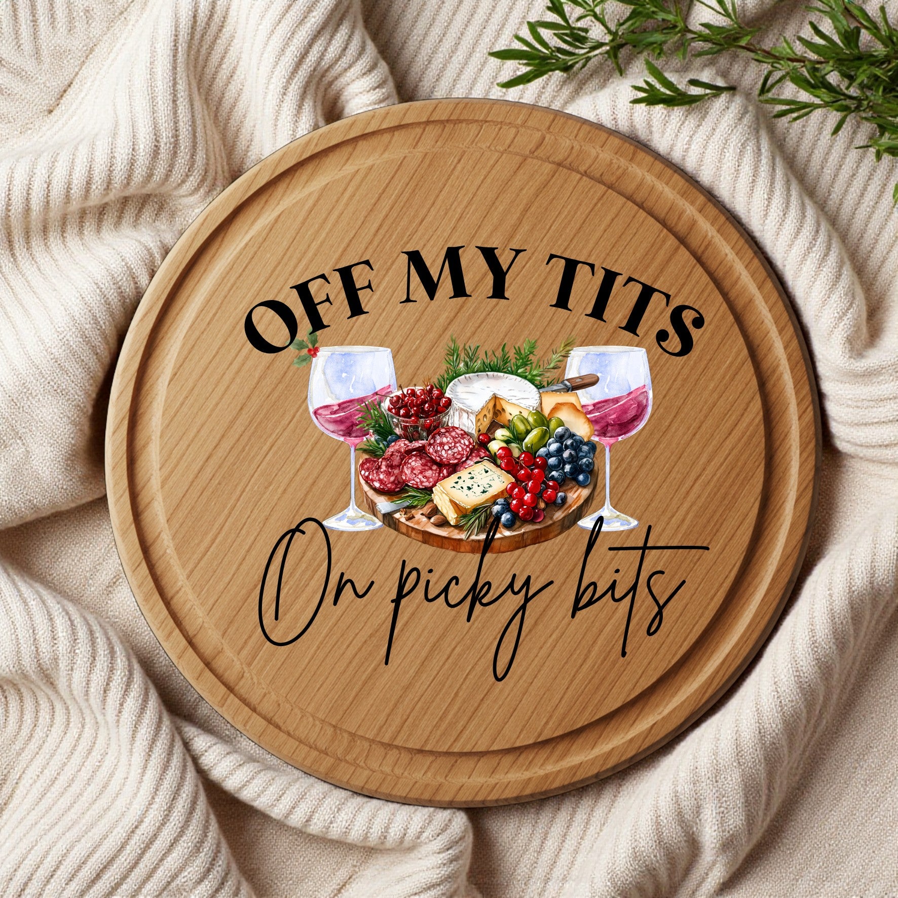 Off my T**s On Picky Bits Black UVDTF