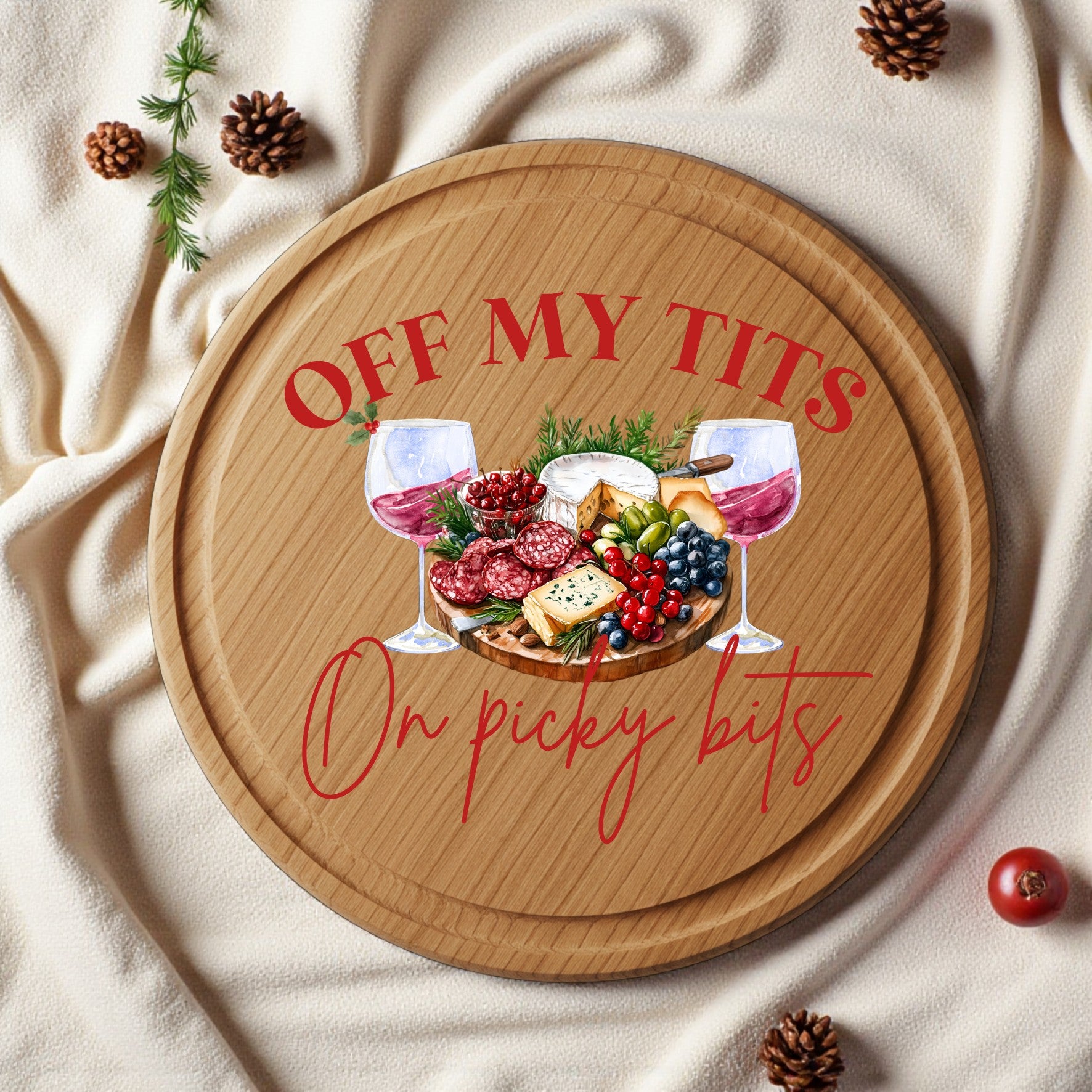 Off my T**s On Picky Bits Red UVDTF